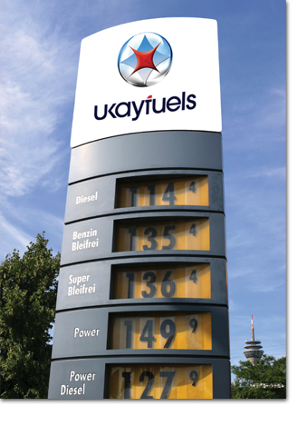 fuel supplier graphic design